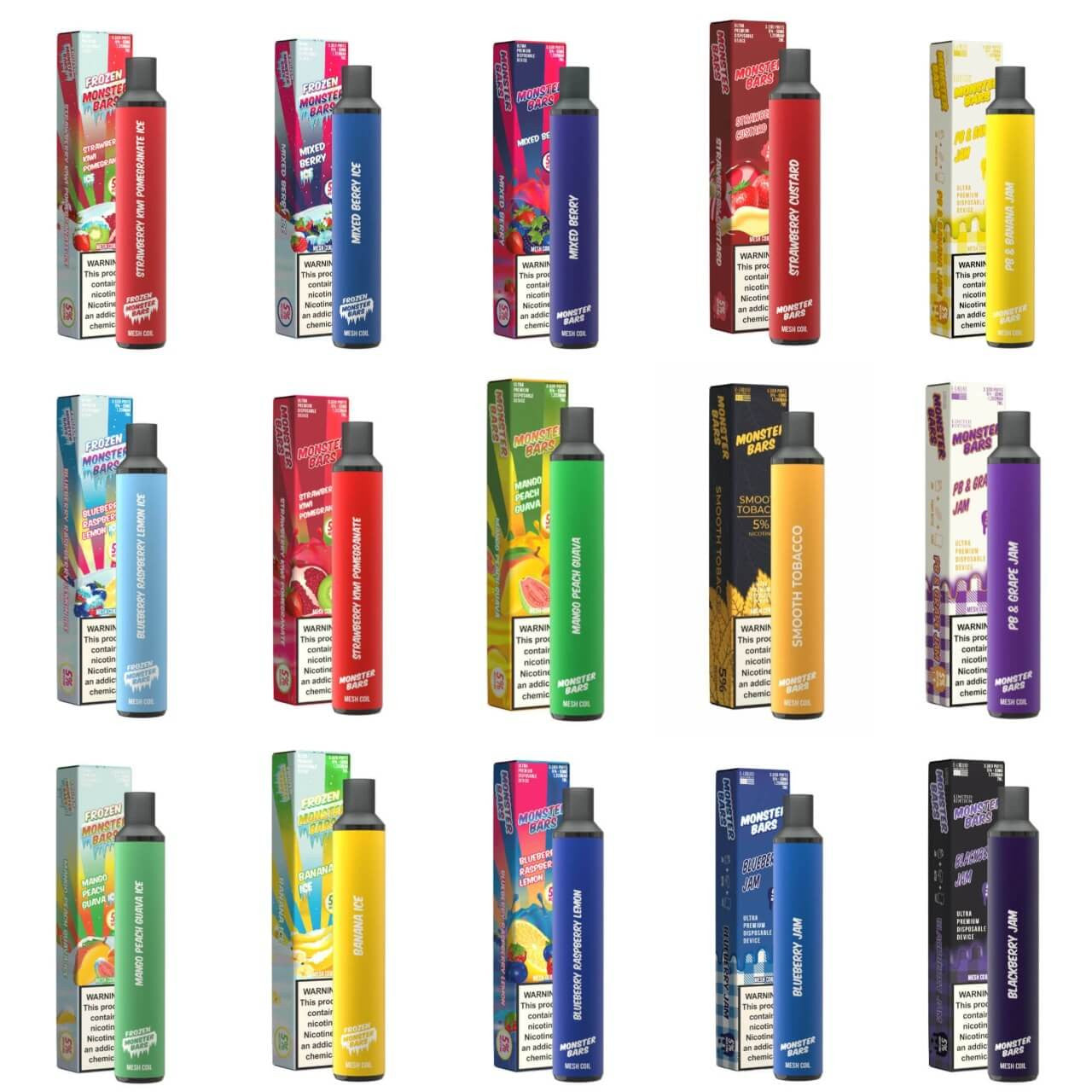 Monster Bar XL 3500 Desechable