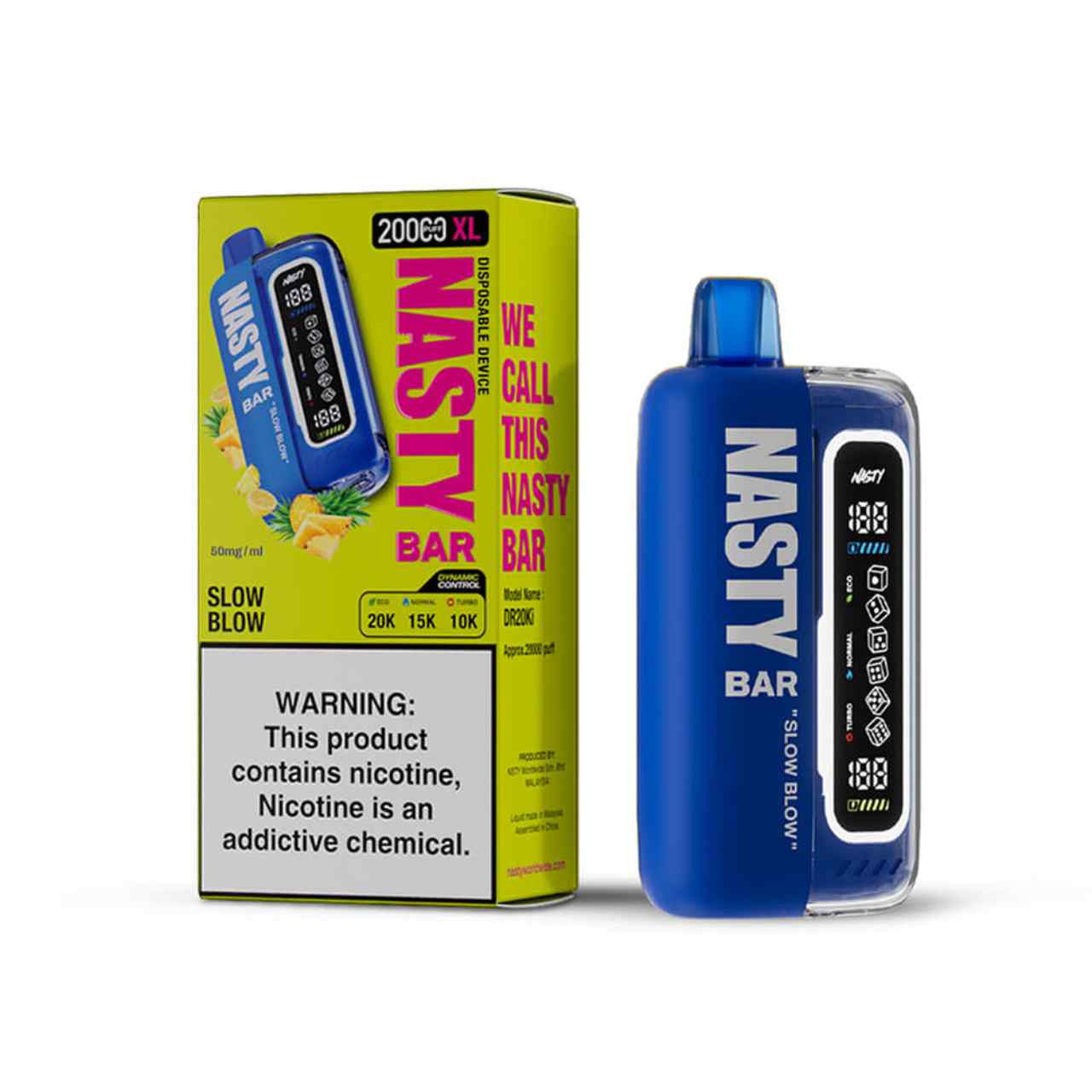 Pod Desechable Nasty Bar 20mil Hits