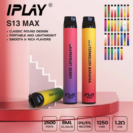 IPLAY MAX Pod Desechable 2500 Hits