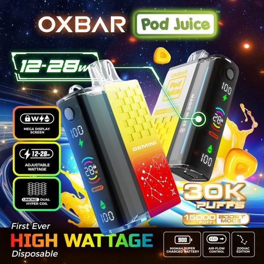 OXBAR Magic Maze 2.0 - 30,000 Puff Desechable