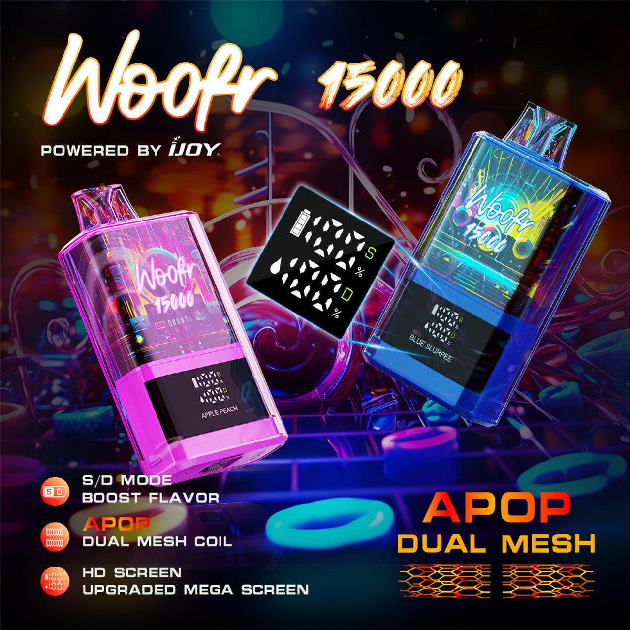 Woofr 15000 By IJoy Disposable 20mL