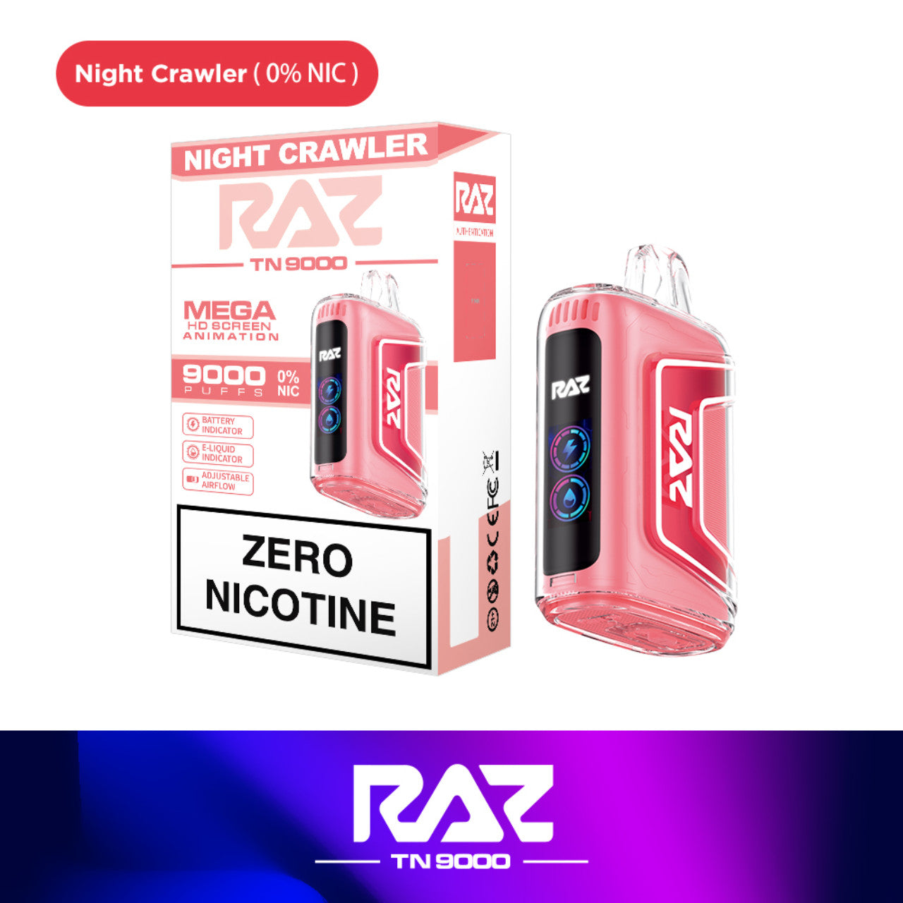 Pod Desechable RAZ 9000 Hits